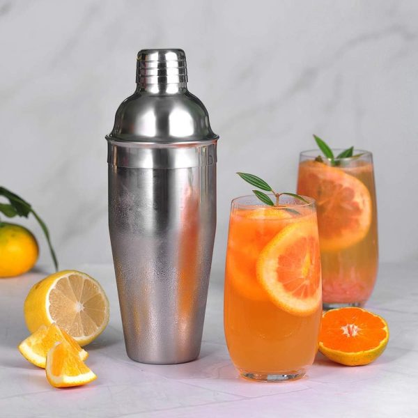 Bar Cocktail Shaker, 24 oz Martini Shaker Drink Mixer with Built-In Strainer for Bartending – Stainless Steel Bartender Shakers for Mixed Drinks Margarita Alcohol Liquor Barware Tools - Image 5