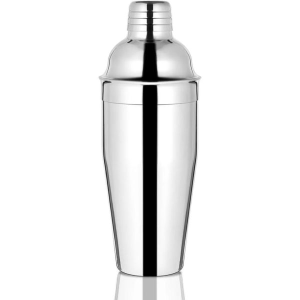 Bar Cocktail Shaker, 24 oz Martini Shaker Drink Mixer with Built-In Strainer for Bartending – Stainless Steel Bartender Shakers for Mixed Drinks Margarita Alcohol Liquor Barware Tools